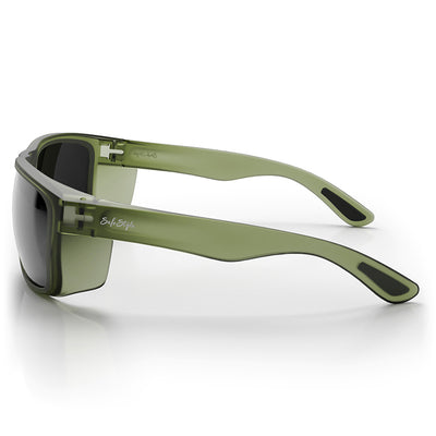 Rapids Matte Moss Green Frame Polarised Lens Safety Glasses