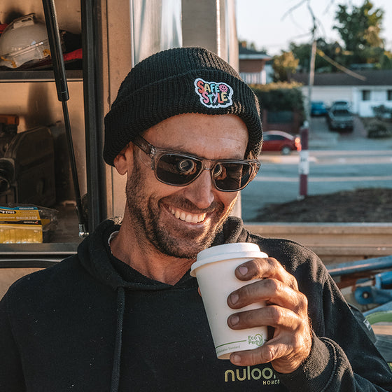 Botanical Beanie Black