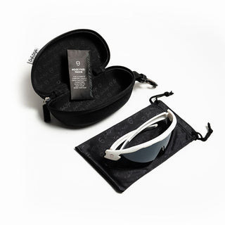 Phantoms Matte White Frame Polarised Lens Safety Glasses