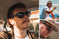 Fusions Black Frame Polarised Lens