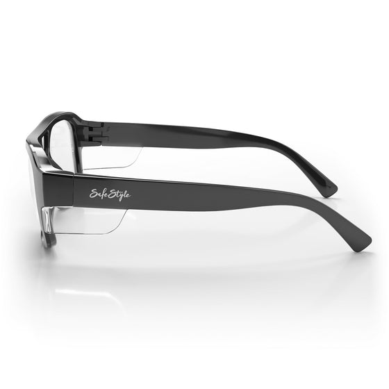 Skylines Black Frame Prescription Safety Glasses
