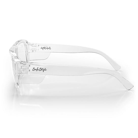 Skylines Clear Frame Prescription Safety Glasses