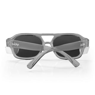 Skylines Graphite frame, back view, showing double-bridge design