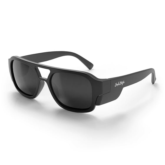 Skylines Matte Black Frame Grey Polarised Lens