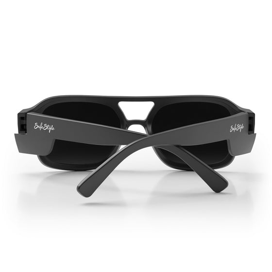 Skylines Matte Black Frame Grey Polarised Lens