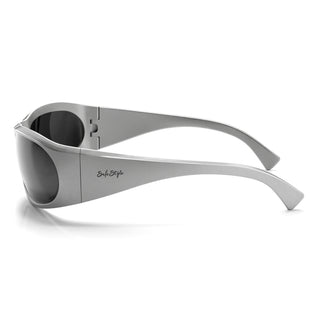 Sonics Silver Frame Polarised Lens Safety Glasses