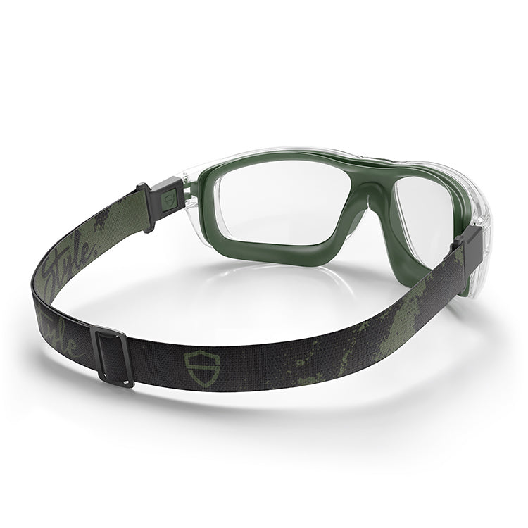 Switches Clear/Green Frame Clear Lens
