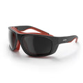 Switches Matte Black/Red Frame Grey Polarised Lens Safety Glasses