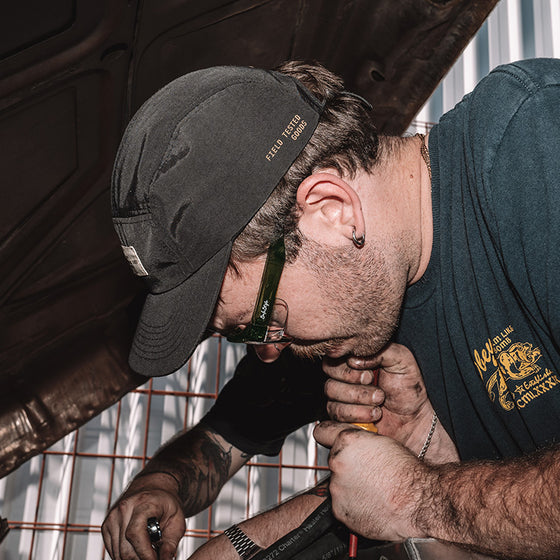 Classics Green Frame Polarised Lens Safety Glasses