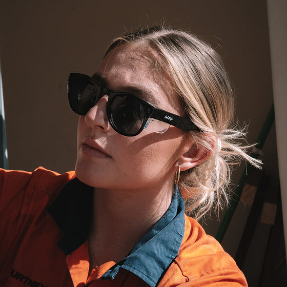 Cruisers Black Frame Polarised Lens Safety Glasses