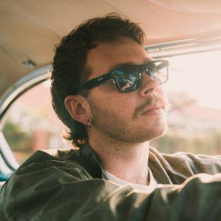 Fusions Black Frame Polarised Lens Safety Glasses