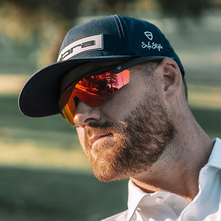 Phantoms Matte Black Frame Reflectors Red Lens Safety Glasses