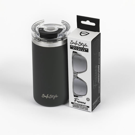 Fusions Glasses and Big Brew Travel Cup bundle