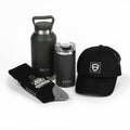 Water Bottle + Coffee Cup + Socks + Trucker Hat Bundle