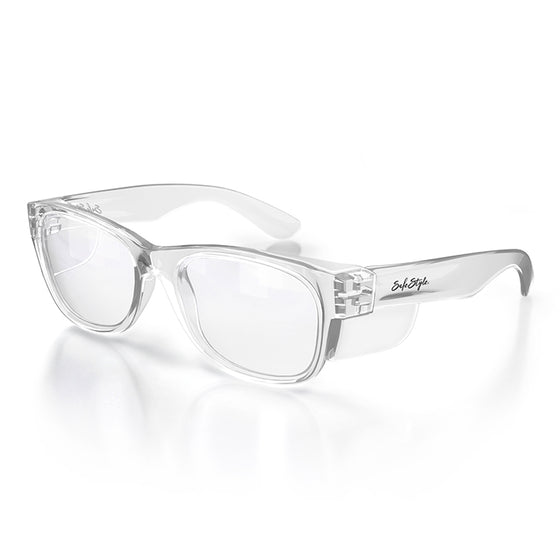 Classics Clear Frame Clear Lens Safety Glasses