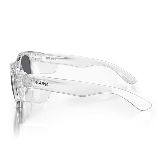 Classics Clear Frame Polarised Lens Safety Glasses