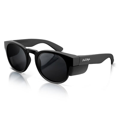 Cruisers Matte Black Frame Polarised Lens Safety Glasses