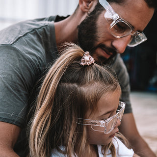 Fusions Kids Clear Frame Clear Lens Safety Glasses