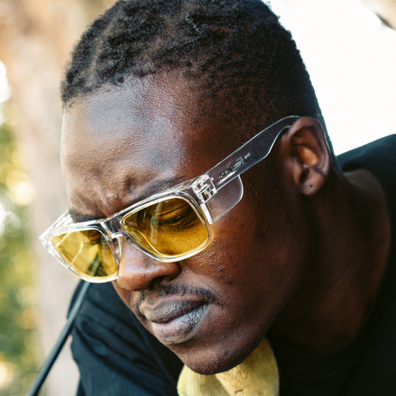 Fusions Clear Frame Yellow Lens