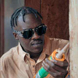 Cruisers Milky Tort Frame Polarised Lens Safety Glasses