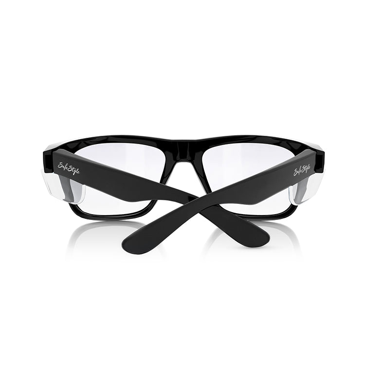 Fusions Black Frame Clear Lens