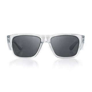 Fusions Clear Frame Tinted Lens Safety Glasses
