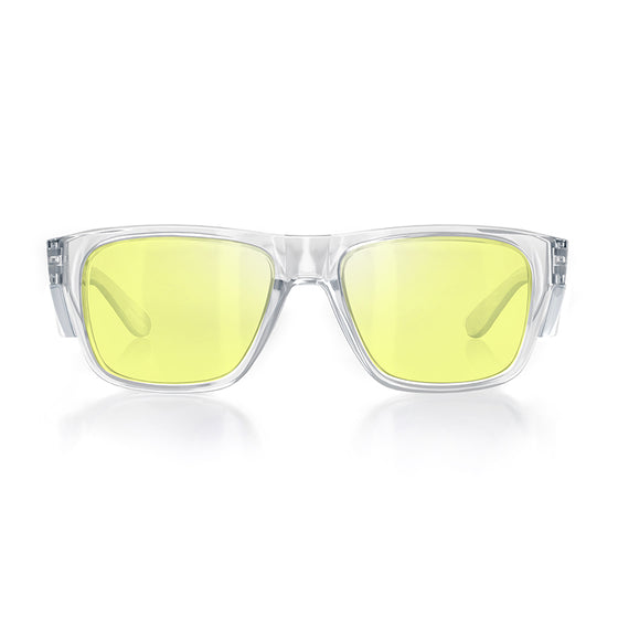 Fusions Clear Frame Yellow Lens