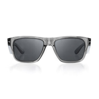 Fusions Graphite Frame Tinted Lens Safety Glasses