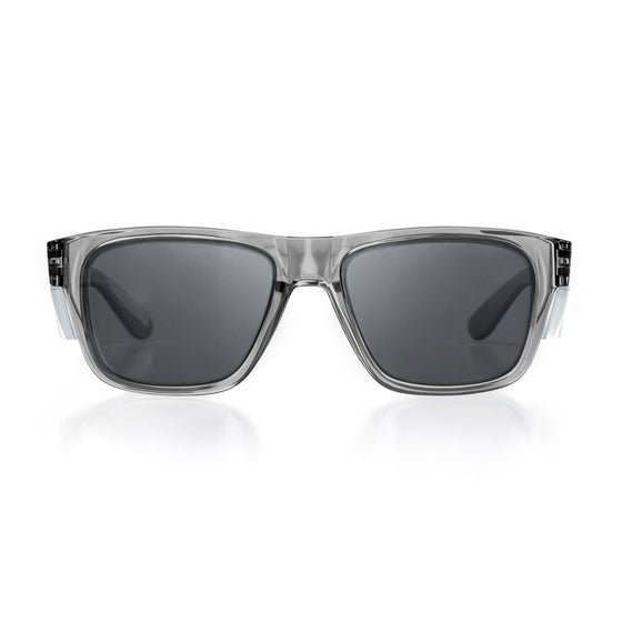 Fusions Graphite Frame Tinted Lens Safety Glasses