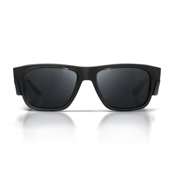 Fusions Matte Black Frame Polarised Lens Safety Glasses