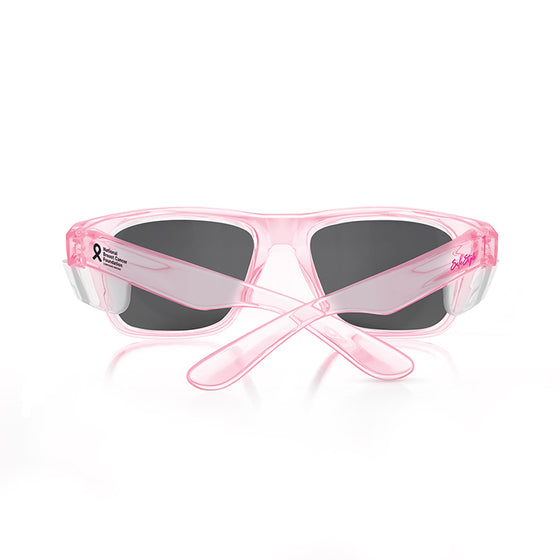 Fusions Pink Frame Polarised Lens Safety Glasses