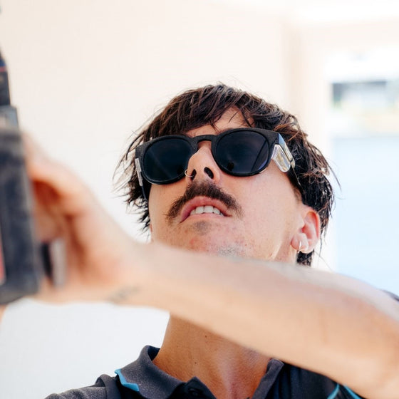 Cruisers Black Frame Tinted Lens Safety Glasses