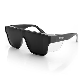Primes Black Frame Tinted Lens Safety Glasses