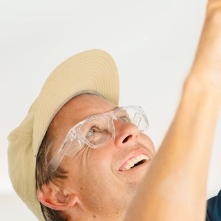 Fusions Clear Frame Blue Light Blocking Lens Safety Glasses